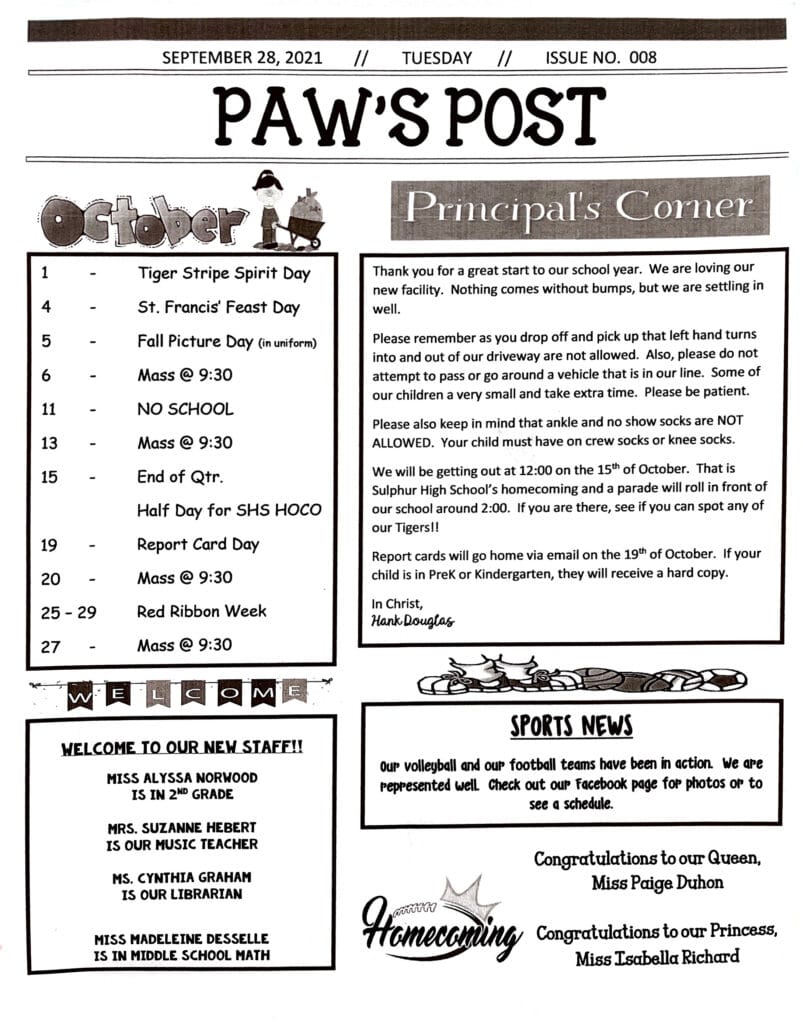 Paws Post October 2021